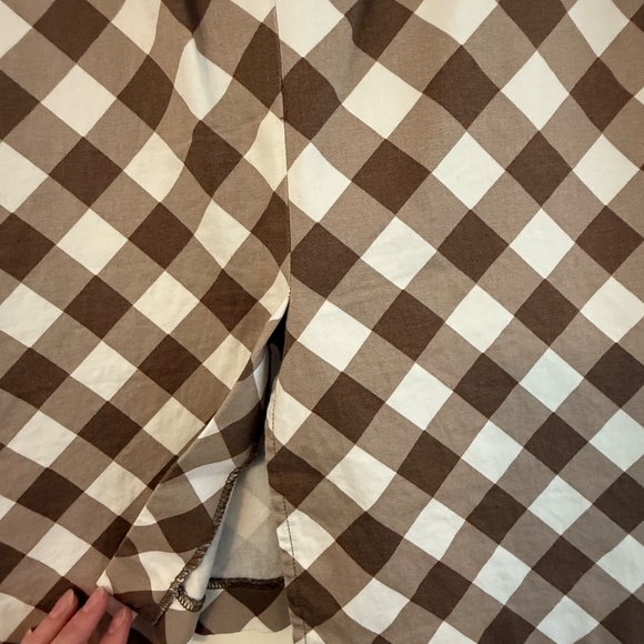 New York & Company brown checkered pencil skirt - Picture 4 of 10